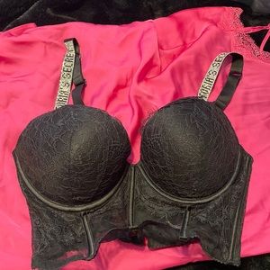 Victoria’s Secret Very Sexy Push Up Corset Shine Strap Top (36D)